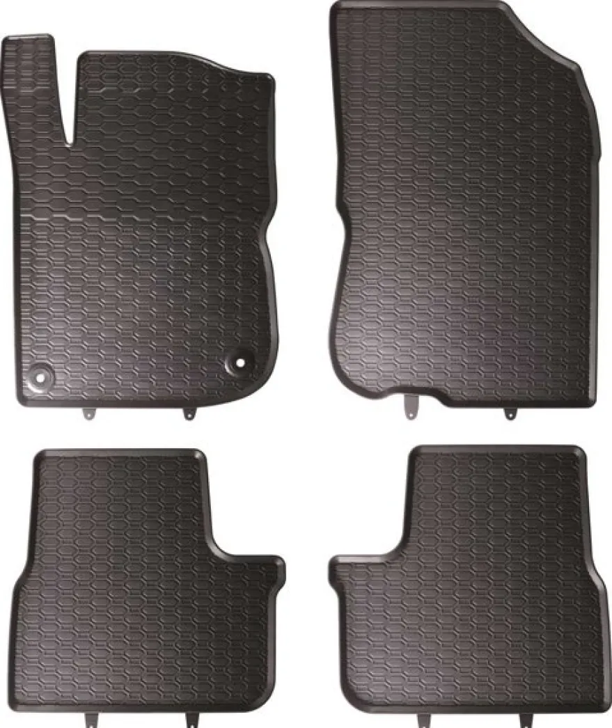 Gummimatta Svart Peugeot 2008 / Peugeot 208