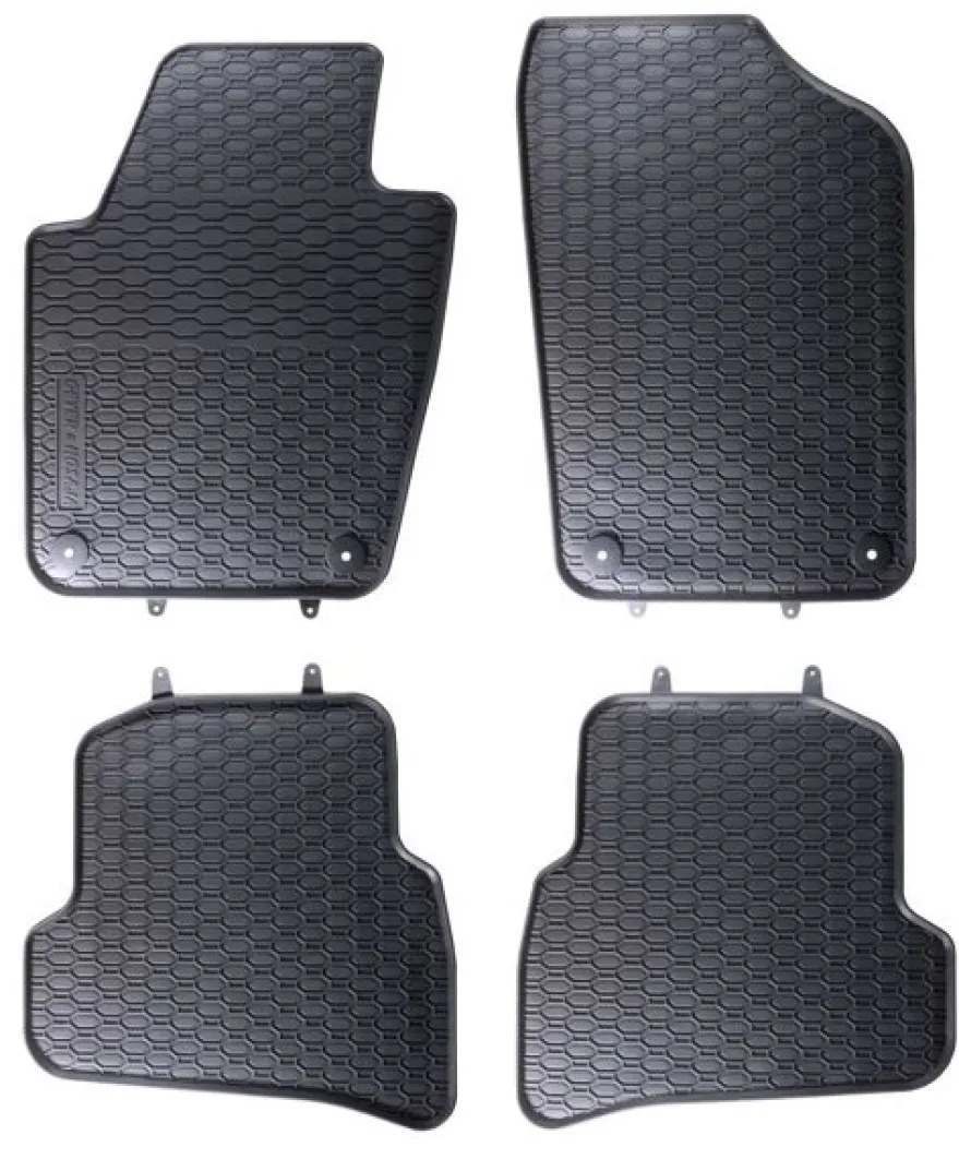 Gummimatta Svart VW Polo V 6R / Skoda Fabia III NJ / Seat Ibiza 6J