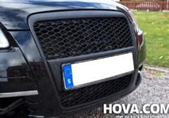 Honeycomb Grill Blanksvart Audi A6 (C6-4F) 2004-2011