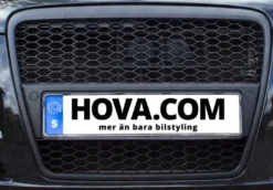 Honeycomb Grill Blanksvart Audi A6 (C6-4F) 2004-2011