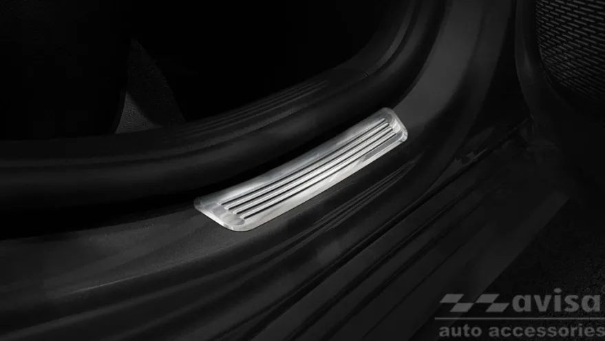 Instegslister i Blank stål Mercedes A-Klass W177 2018->