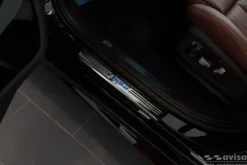Instegslister i Blank Svart Stål Bmw X6 G06 2019->
