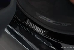 Instegslister i Blank Svart Stål Bmw X6 G06 2019-><noscript><img width=