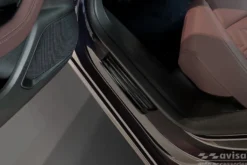 Instegslister i Blank Svart Stål Peugeot 508 II Sedan 2018-><noscript><img width=