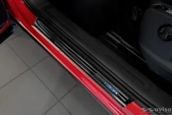 Instegslister i Blank Svart Stål Vw Tiguan II 2015-2024