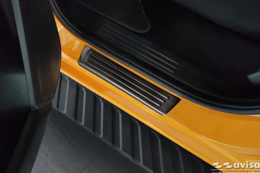 Instegslister i Borstad Svart Stål Ford Ranger VI 2022->