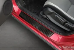 Instegslister i Borstad Svart Stål Honda Jazz V Crosstar 2020->