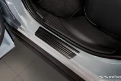 Instegslister i Borstad svart stål Nissan Qashqai III 2021->