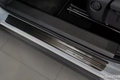 Instegslister i Borstad svart stål Nissan Qashqai III 2021-><noscript><img width=