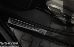 Instegslister i Borstad svart Stål Opel Zafira Tourer 2012-2019