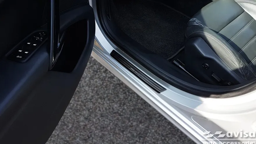 Instegslister i Borstad svart Stål Peugeot 508 I 2011-2018