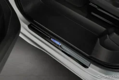 Instegslister i Borstad Svart Stål VW Multivan T7