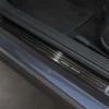 Instegslister i Borstad Svart Stål VW Polo VI 2017->