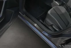 Instegslister i Borstad Svart Stål VW Polo VI 2017-><noscript><img width=