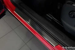 Instegslister i Borstad Svart Stål VW Tiguan II 2015-2024
