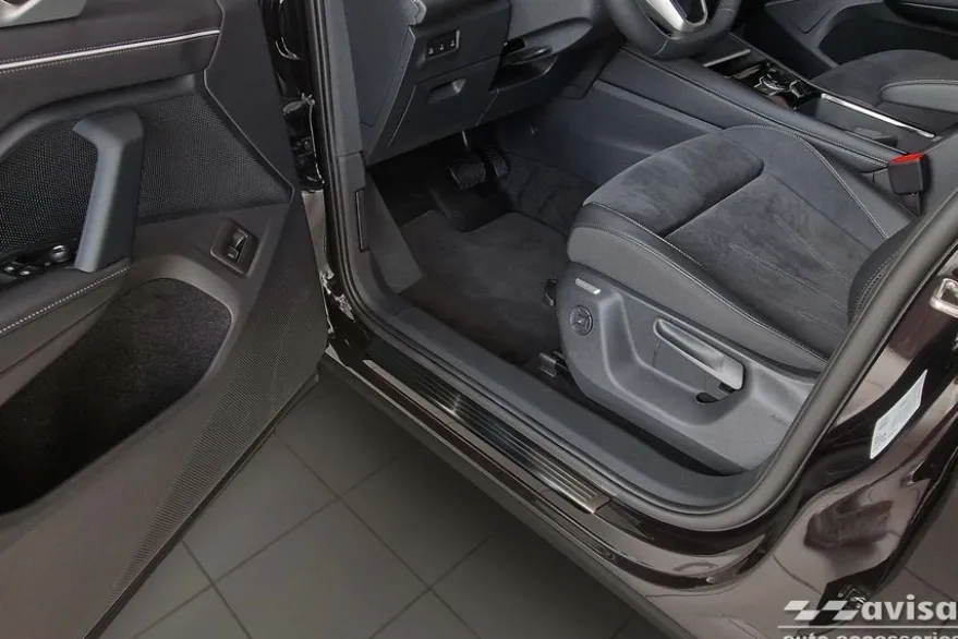 Instegslister i Borstad Svart Stål VW Tiguan III 2024->