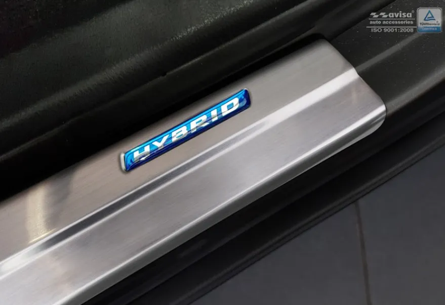 Instegslister Svart Borstad Metall. Toyota C-HR, Lexus NX