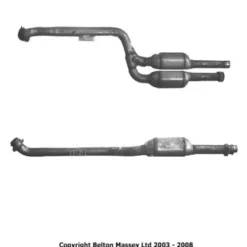Katalysator till MERCEDES E320 E270
