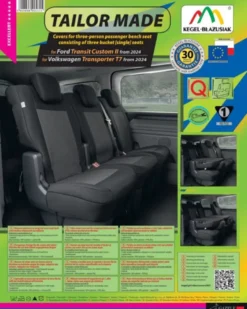 Kegel Bilklädsel Bak Ford Transit Custom II 2024->