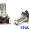 Lampa LED Dimljus H15 80W Epistar & Cree Xenonvit