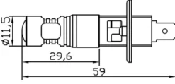 Lampor LED Dimljus H1 Cree 50W