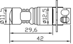 Lampor LED Dimljus H3 Cree 50W