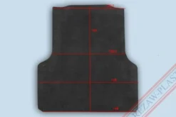 Lastrumsmatta Svart Isuzu D-Max II 2012-2019