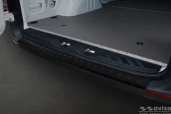 Lastskydd Mattsvart Aluminium Durkplåt till Mercedes Sprinter III 2018-><noscript><img width=