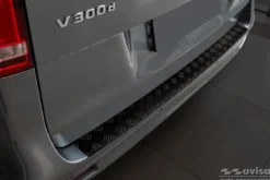 Lastskydd Mattsvart Aluminium Durkplåt till Mercedes V-Klass W447 2014-><noscript><img width=