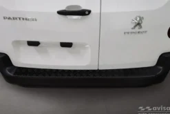 Lastskydd Mattsvart Aluminium Durkplåt till Peugeot Rifter 2018->