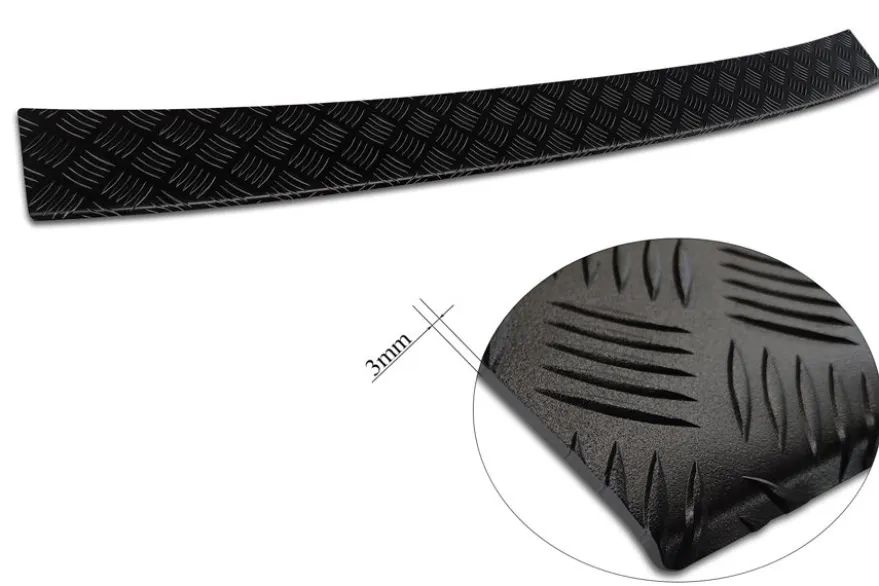 Lastskydd Mattsvart Aluminium Durkplåt till VW Caddy V 2020->