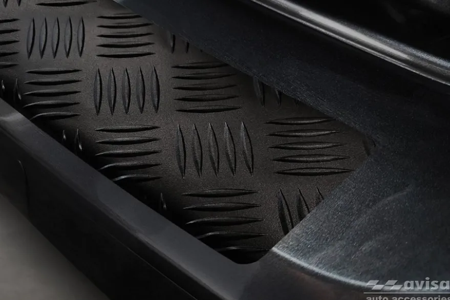 Lastskydd Mattsvart Aluminium Durkplåt till VW Caddy V 2020->