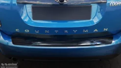 Lastskydd Rostfri Blank Svart Metall Mini Countryman F60 2016-2019
