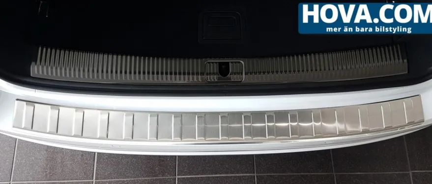 Lastskydd Rostfri Borstad Metall Audi A4 B9 Avant 2015->