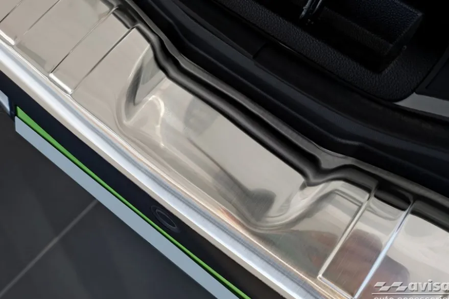 Lastskydd Rostfri Borstad Metall Dacia Spring 2021->