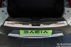 Lastskydd Rostfri Borstad Metall Dacia Spring 2021->