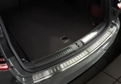 Lastskydd Rostfri Borstad Metall Porsche Macan 4.2014->