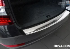 Lastskydd Rostfri Borstad Metall Skoda Octavia III Kombi 5E 2017-2020