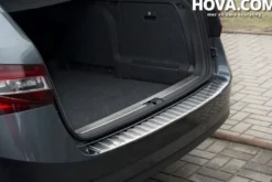 Lastskydd Rostfri Borstad Metall Skoda Superb 3V Kombi / Scout 2015-2024