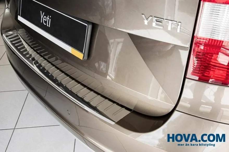 Lastskydd Rostfri Borstad Metall Skoda Yeti 2WD City / Greenline MK2 / Monte Carlo 2013->