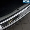 Lastskydd Rostfri Borstad Metall Svart Audi A4 B9 Allroad 2016->