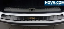 Lastskydd Rostfri Borstad Metall Svart Audi A4 B9 Allroad 2016->
