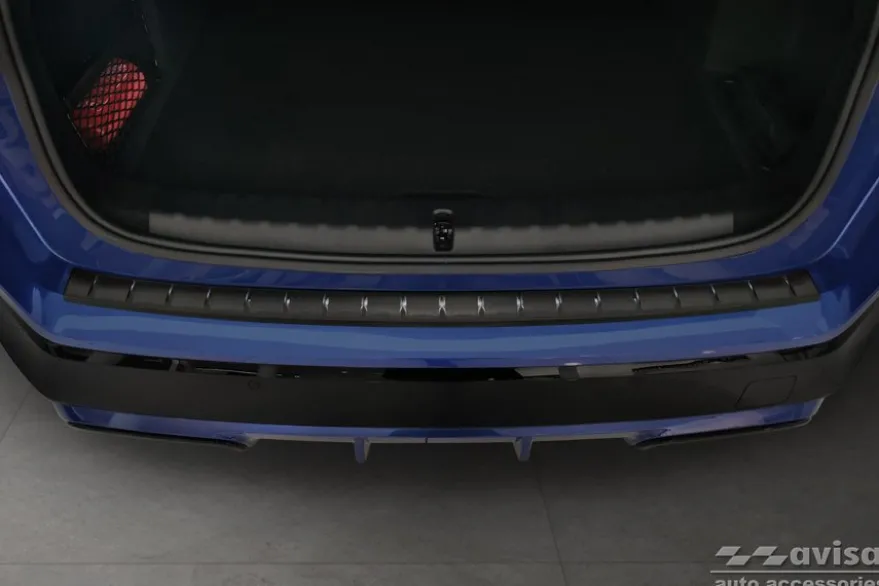 Lastskydd Rostfri Borstad Metall Svart Bmw X1 III U11 M-paket 2022->