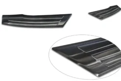 Lastskydd Rostfri Borstad Metall Svart Ford Explorer EV 2024->
