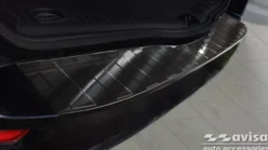 Lastskydd Rostfri Borstad Metall Svart Ford Mondeo IV Kombi 2010-2014