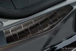 Lastskydd Rostfri Borstad Metall Svart Ford Mustang MACH-E 2020->