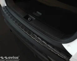 Lastskydd Rostfri Borstad Metall Svart Hyundai Tucson IV 2020->