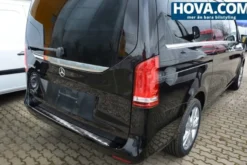 Lastskydd Rostfri Borstad Metall Svart Mercedes-Benz V-Klass 4-/5-Dörrars 2014->