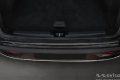 Lastskydd Rostfri Borstad Metall Svart Mercedes EQC N293 2019->