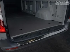 Lastskydd Rostfri Borstad Metall Svart Mercedes Sprinter III 2018->